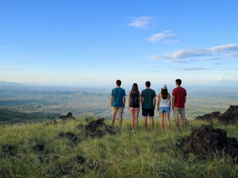 our team Masaya Volcano
